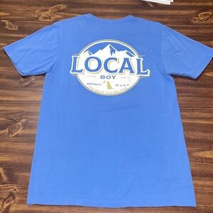 Local Boy Pocket T-Shirt - Blue size small